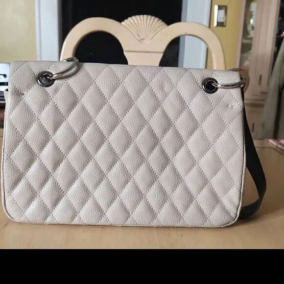 Forever 21 taupe quilted shoulder bag - Picture 4 of 8